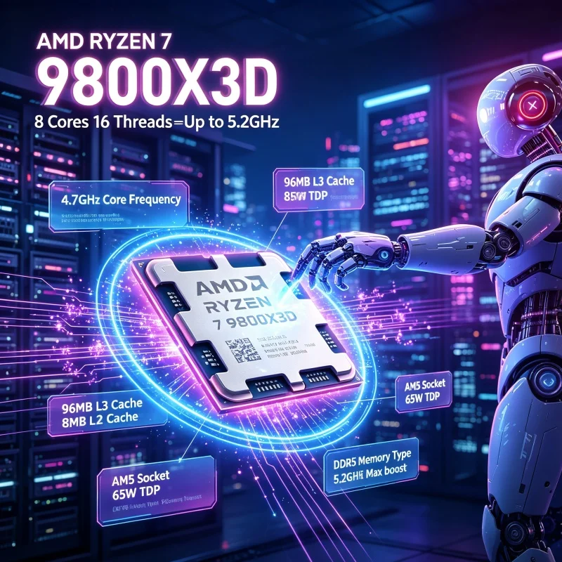 Pc Gaming Amd Ryzen 7 - AMD Ryzen 7 9800X3D Content Creation