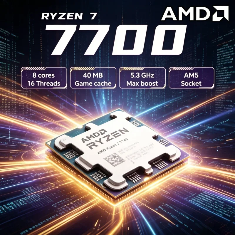 AMD R7 7700 Ryzen 7 7700 Budge - Pc Gaming Amd Ryzen 7 recension och pris