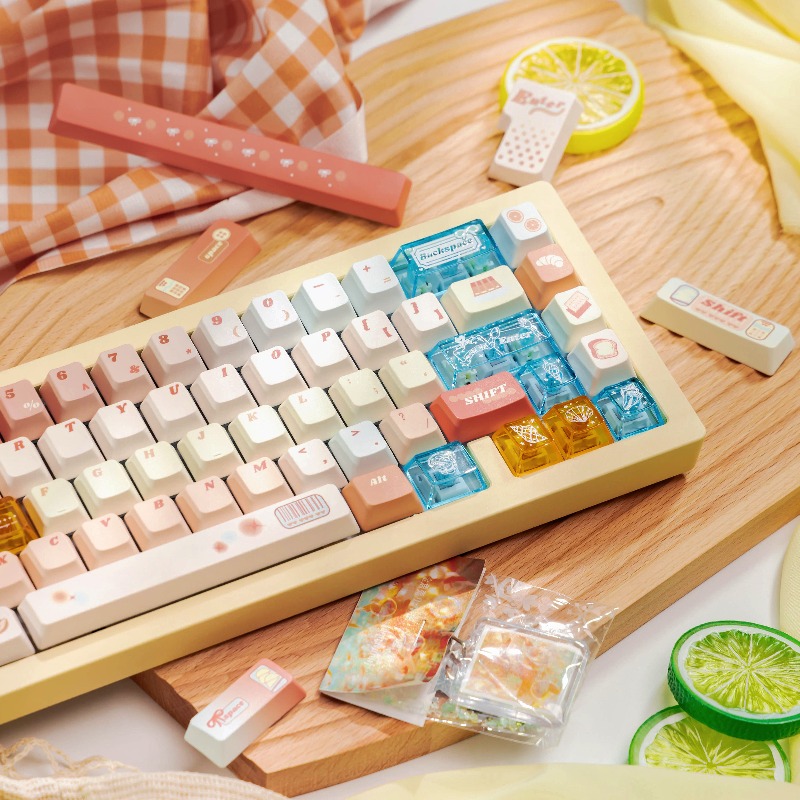 Orange Sea Theme Keycaps Set C - Pc Gaming Orange recension och pris