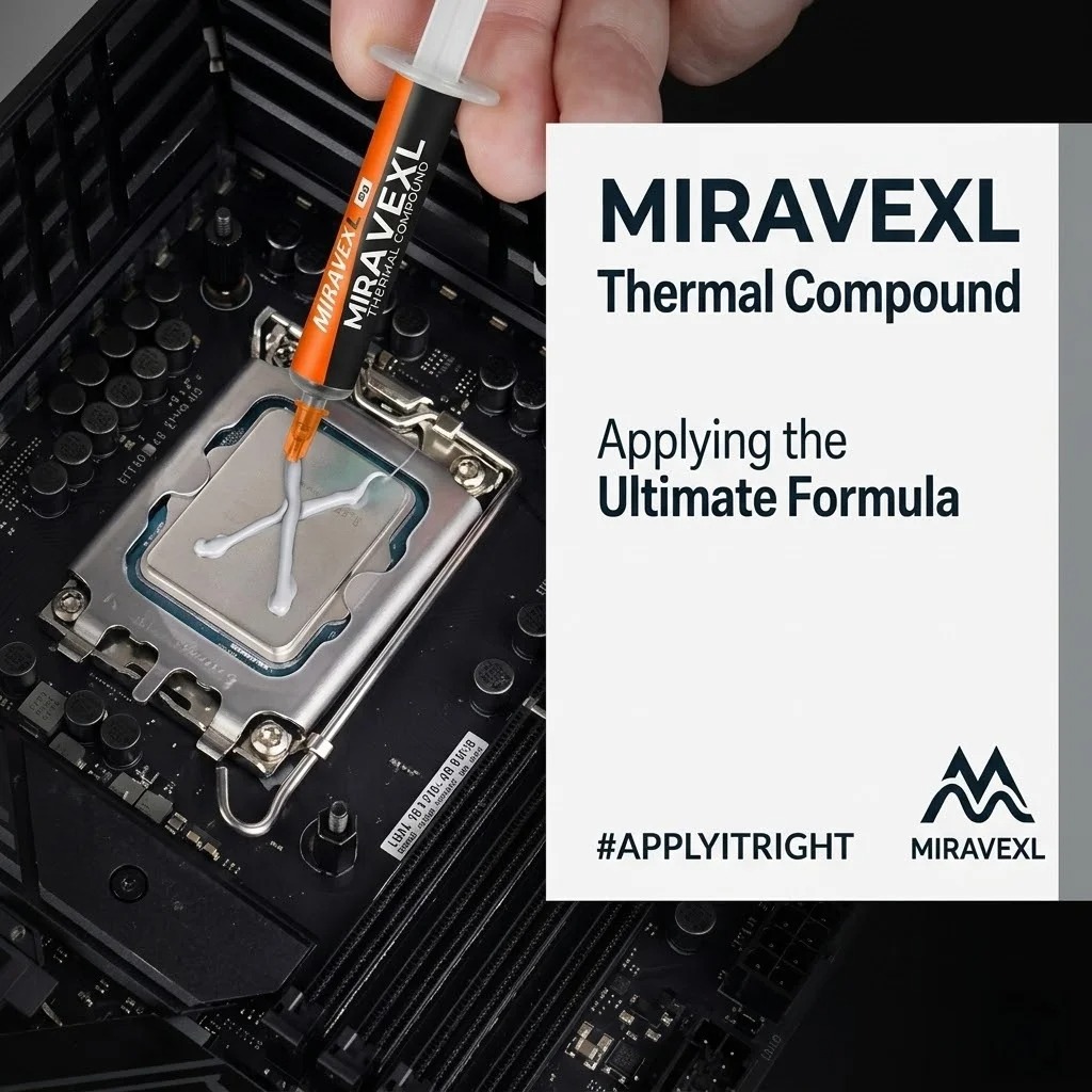 MIRAVEXL 8g Thermal Paste Low  - Pc Gaming Cpu recension och pris