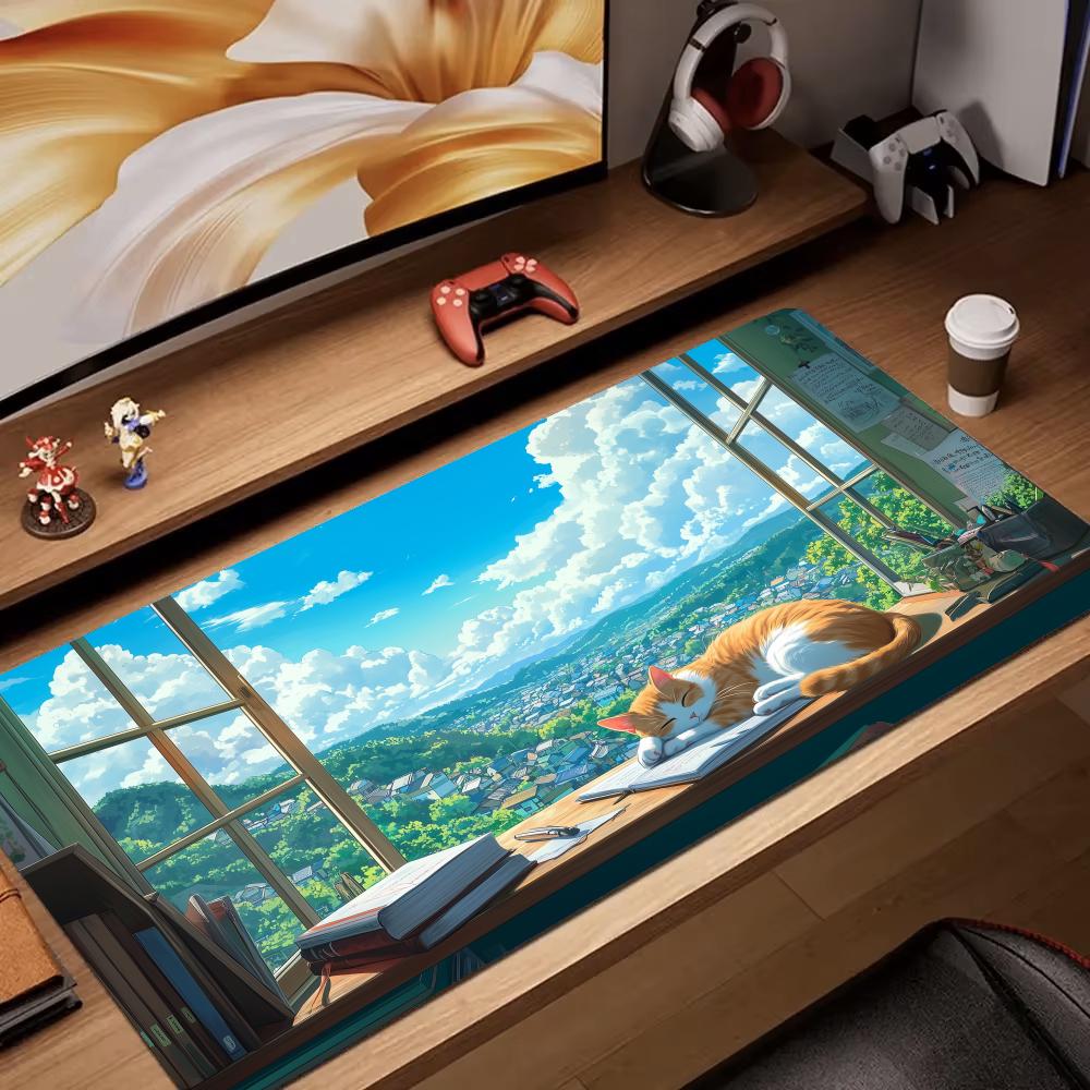 Summer Scenery and Orange Cat  - Pc Gaming Orange recension och pris
