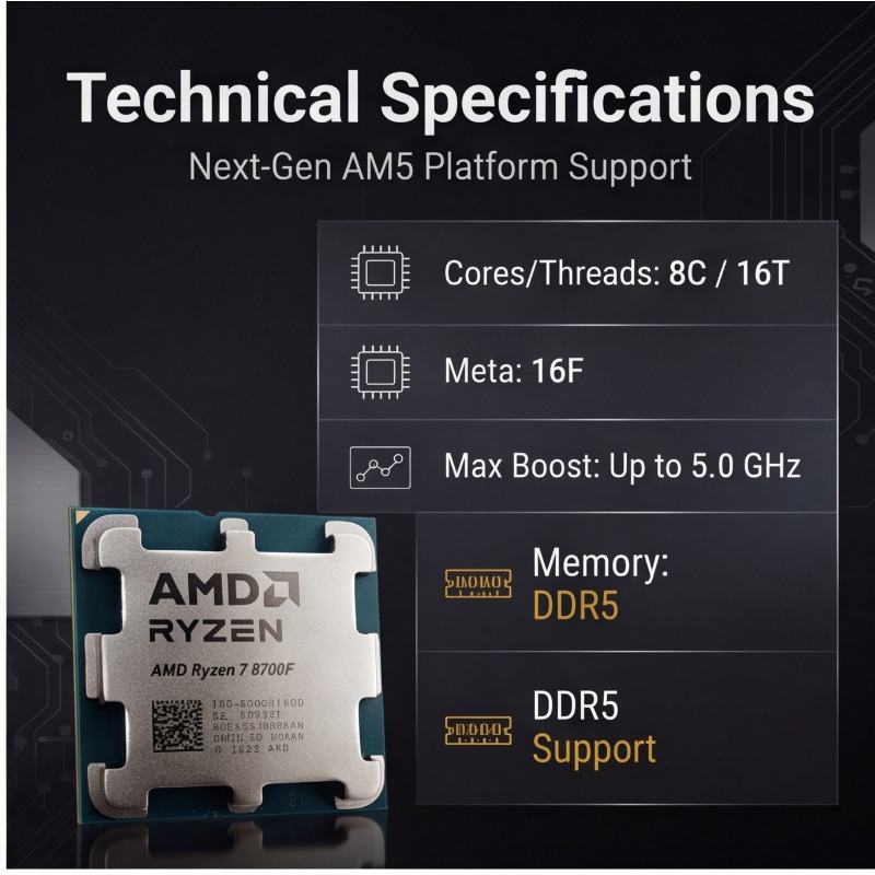 Gaming PC Processor AMD Ryzen  - Pc Gaming Amd Ryzen 7 recension och pris