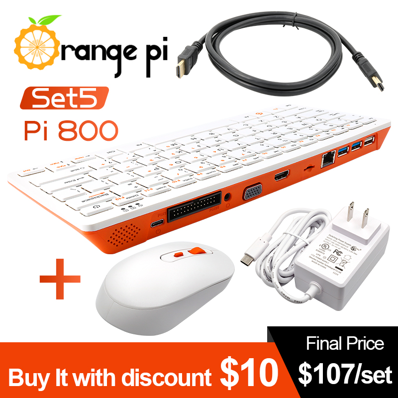 Orange Pi 800+5V4A Type-C Powe - Pc Gaming Orange recension och pris