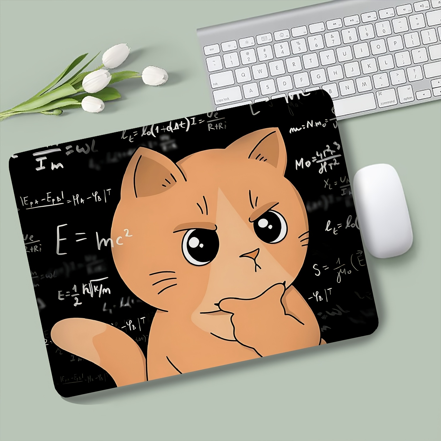 Nerdy Smart Orange Cat Desk Pa - Pc Gaming Orange recension och pris