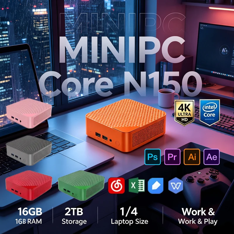 Orange Mini PC, Intel Celeron  - Pc Gaming Orange recension och pris