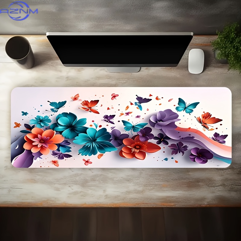 1pc Large Gaming Desk Mat Comp - Pc Gaming Orange recension och pris