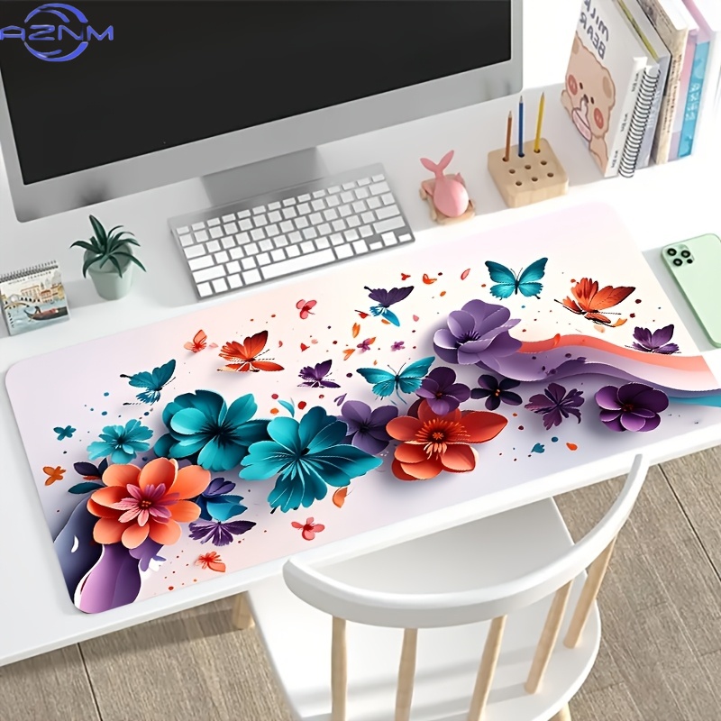 1pc Large Gaming Desk Mat Comp - Pc Gaming Orange recension och pris