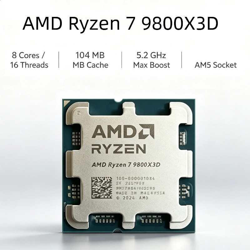 AMD Ryzen 7 9800X3D AM5 Gaming - Pc Gaming Amd Ryzen 7 recension och pris