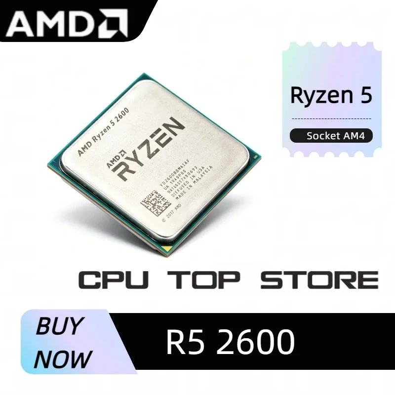 AMD Ryzen5 2600 AM4 Interface  - Pc Gaming Cpu recension och pris