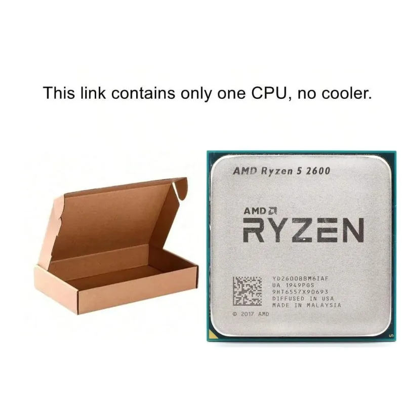 AMD Ryzen5 2600 AM4 Interface  - Pc Gaming Cpu recension och pris