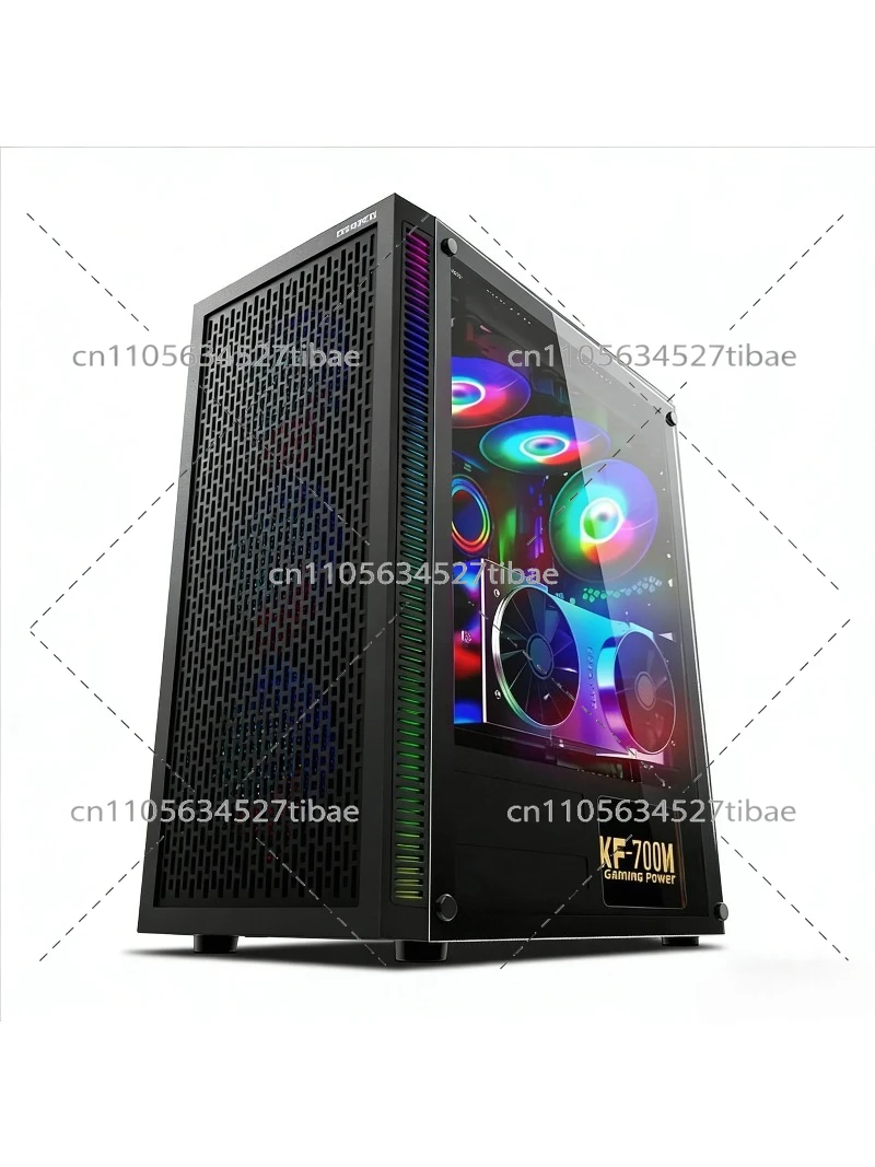 Black E-ATX Computer Case with - Pc Gaming Cpu recension och pris
